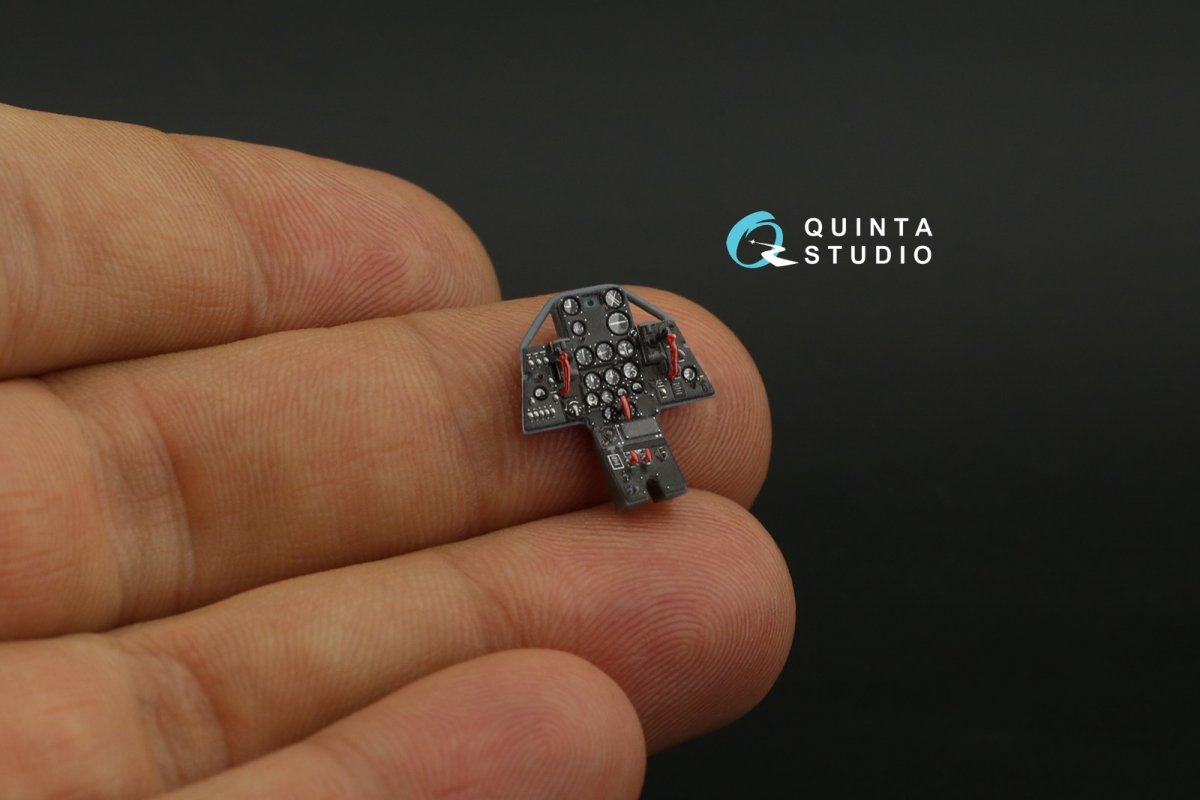 Quinta Studio QD48247 P-39 3D-Printed &amp;amp; coloured Interior on decal paper ( Eduard ) 1/48 – Bild 3