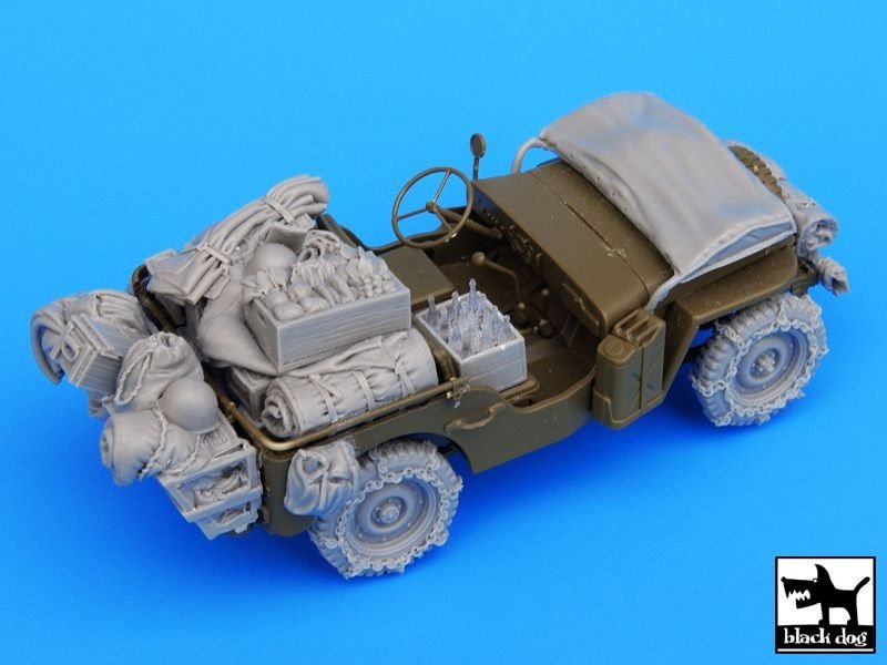 Black Dog T35044 US Jeep big accessories set 1/35 – zdjęcie 3