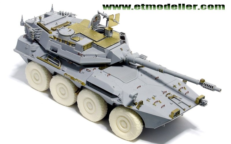 E.T. Model E35-006 Modern Italian B1 Centauro Tank Destroyer (For TRUMPETER 00386) 1/35 – immagine 2