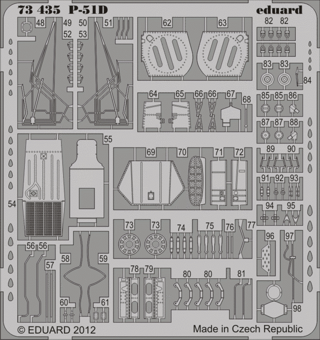 Eduard 73435 P-51D S. A. 1/72 ITALERI – Bild 2