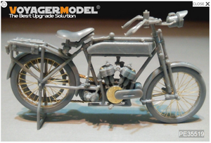 Moto Peugeot française Peugeot 1917, modèle PE35519, 750 cm³, Première Guerre mondiale, pour maquette MENG HS-005, échelle 1/35 – image 3