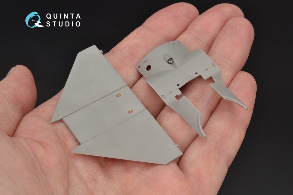 Quinta Studio QD32060 Fokker Dr.1 3D-Printed &amp;amp; coloured Interior on decal paper (for Roden kit) 1/32 – immagine 9