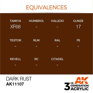 AK Interactive AK11107 DARK RUST – STANDARD 17ml – image 3