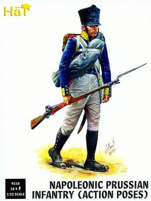 Hat 9318 Prussian Infantry (action poses) 1/32
