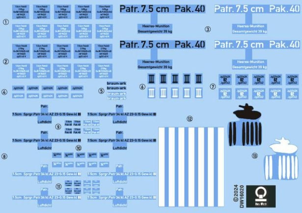 Das Werk DW16020 German 7,5cm PaK40 (mid/late) 1/16 – imagen 2