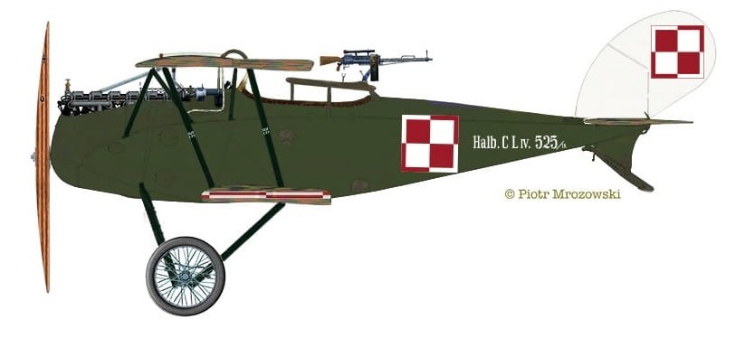 Mirage-Hobby 481403 HALBERSTADT CL.IV Wojna Polsko-Sowiecka / Siły okupacyjne RAF 1919 1/48 – imagen 2