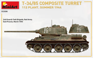 MiniArt 35306 T-34/85 COMPOSITE TURRET. 112 PLANT. SUMMER 1944 1/35 – immagine 8
