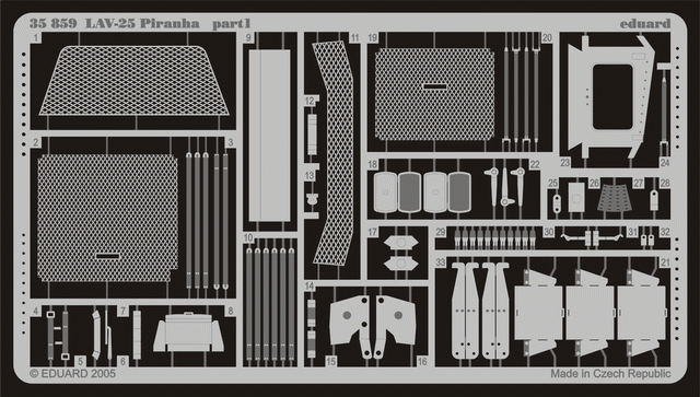 Eduard 35859 LAV-25 Piranha 1/35 Trumpeter – image 2