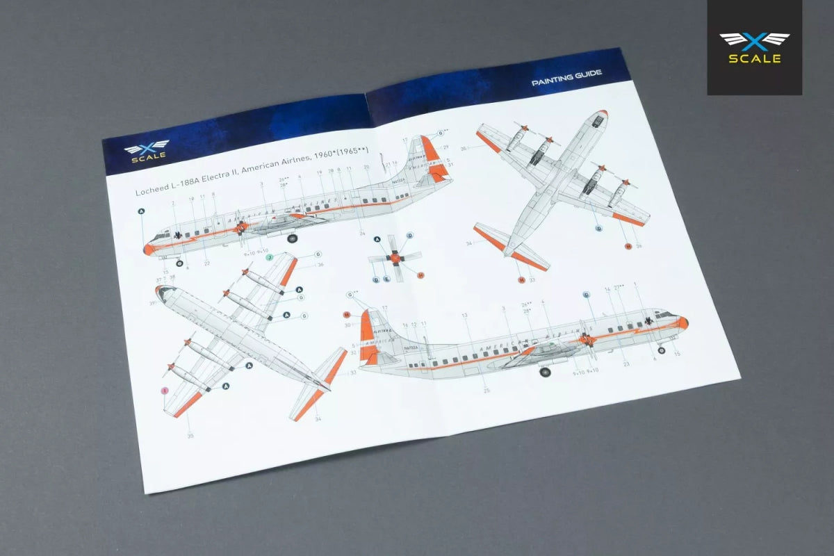 Maquette X-Scale 144005 Lockheed L-188 Electra au 1/144 – image 7