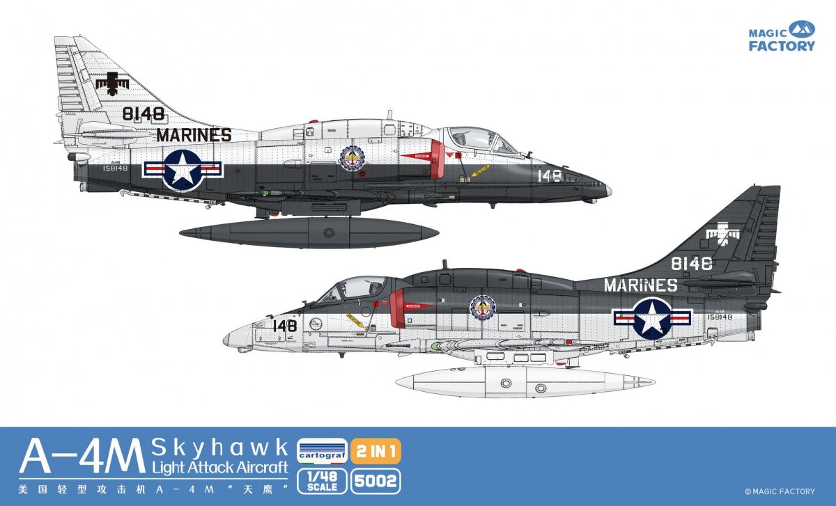 Magic Factory 5002 A-4M Skyhawk Light Attack Aircraft 2 in 1 1/48 – Bild 3
