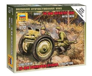 Canon soviétique Zvezda 6145 de 76 mm (1/72)