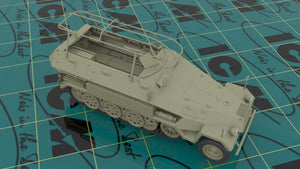 ICM 35102 Sd.Kfz.251/6 Ausf.A, WWII German Armoured Command Vehicle 1/35 – Bild 4