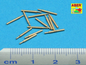 Aber 350L-36 Set of 14 pcs 152mm barrels for Kongo, Haruna, Hiei, Kirishima, Fuso, Yamashiro 1/350 – immagine 2