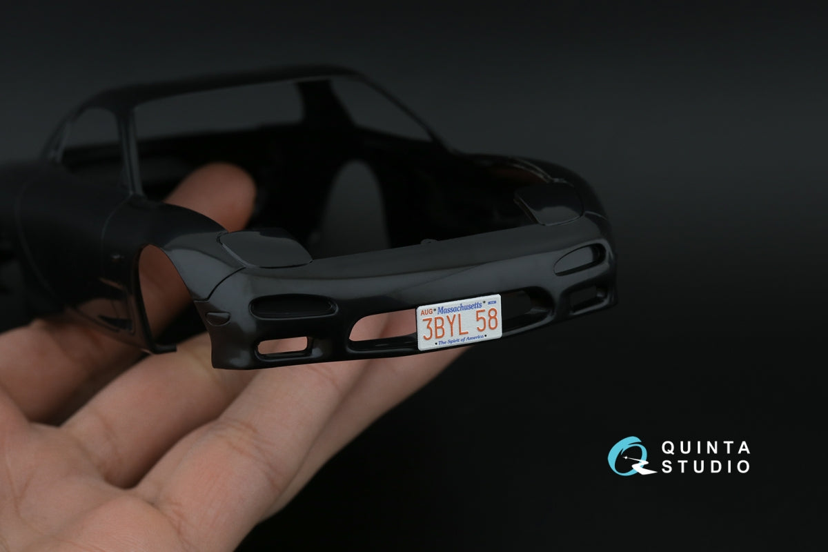 Quinta Studio QD+24015 Mazda RX-7FD 3D-Printed &amp;amp; coloured Interior on decal paper (Tamiya) (with metal sticker parts) 1/35 – Bild 8