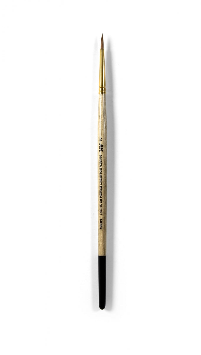 AK Interactive AK852 MARTA KOLINSKY BRUSH #2 SHORT – immagine 4