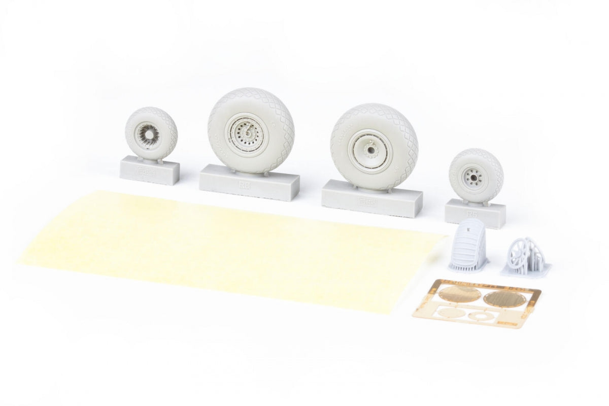 Eduard 6481113 B-24D wheels HOBBY BOSS 1/48 – imagen 4