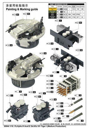 Trumpeter 00944 Pz.Kpfw.VI Ausf.E Sd.Kfz.181 Tiger I (Medium Production) 1/16 – immagine 6