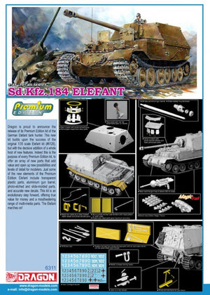 Dragon 6311 Sd.Kfz. 184 Elefant 1/35 – immagine 2