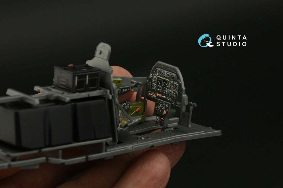Quinta Studio QD32145 P-51D Mustang 3D-Printed &amp;amp; coloured Interior on decal paper (Zoukei-Mura SWS) 1/32 – Bild 8