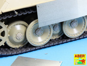 Aber 25011 Side skirts for Panther G/Jagdpanther 1/25 – zdjęcie 5