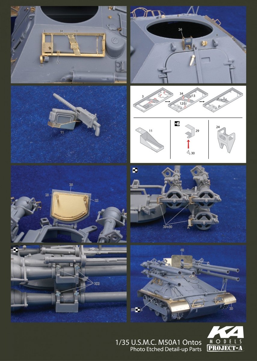 MK1 Design MM-35005 ONTOS DETAIL-UP ETCHED PART 1/35 – Bild 5