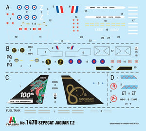 Italeri 1470 Jaguar T.2 R.A.F. Trainer 1/72 – immagine 3