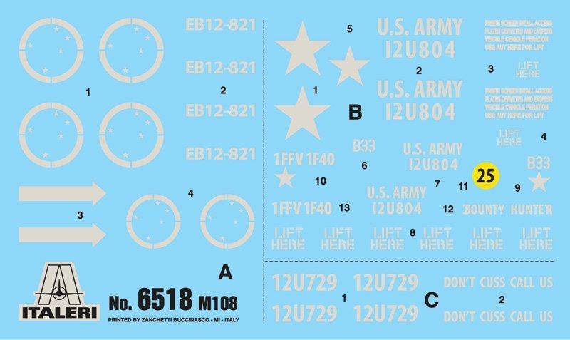 Italeri 6518 M108 1/35 – immagine 2