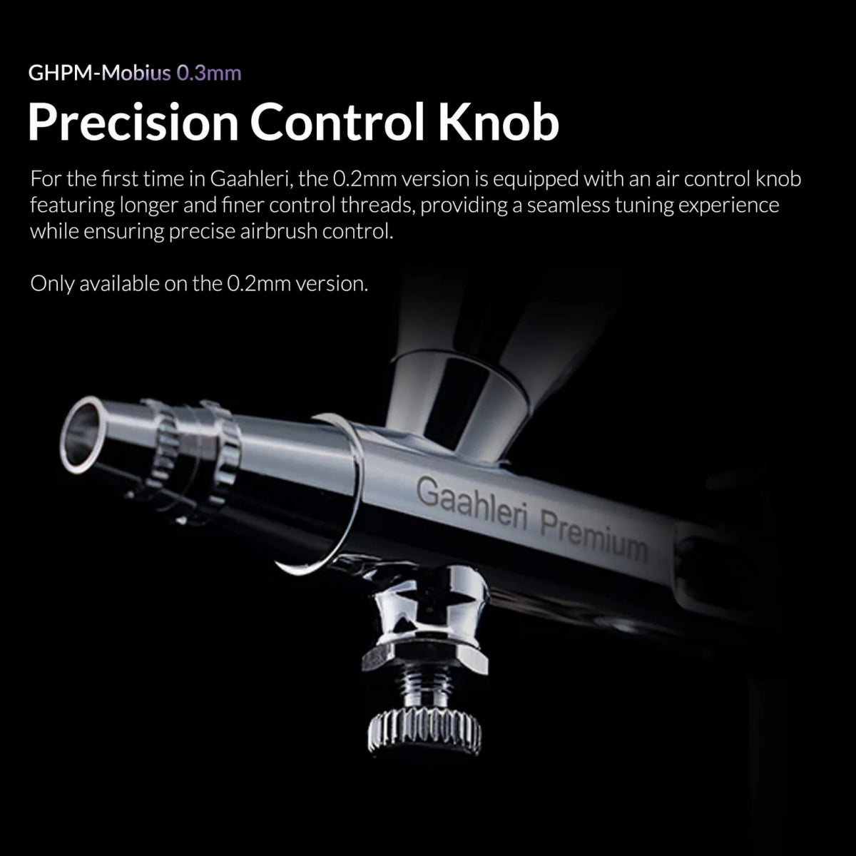 Gaahleri 40867 Premium Series GHPM-Mobius 0,3 mm Airbrush