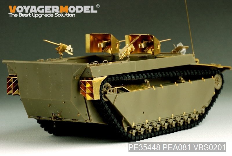 Maquette Voyager PE35448 WWII US LVT-4 Water Buffalo Landing Vehicle Chenillé de base pour AFV CLUB 35205 1/35  – image 13