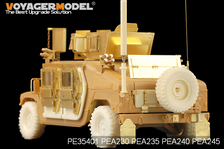 Voyager Model PEA245 Modern HUMVEE/DUMVEE family Super Swaper wheels w/spare wheel (GP) 1/35 – Bild 5