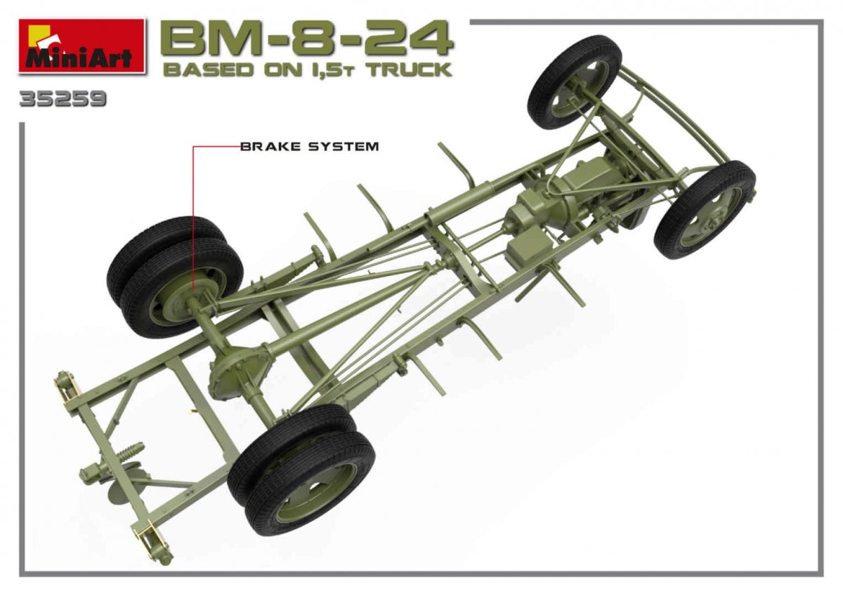 MiniArt 35259 Soviet Rocket Launcher BM-8-24 1/35 – imagen 17