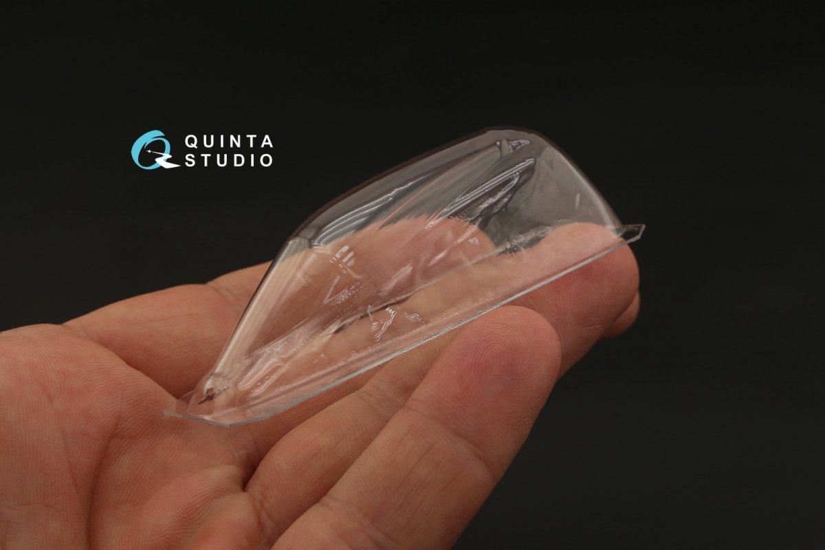 Quinta Studio QC48146 F-CK-1С vacuformed clear canopy (for AFV club kit) 1/48 – immagine 4