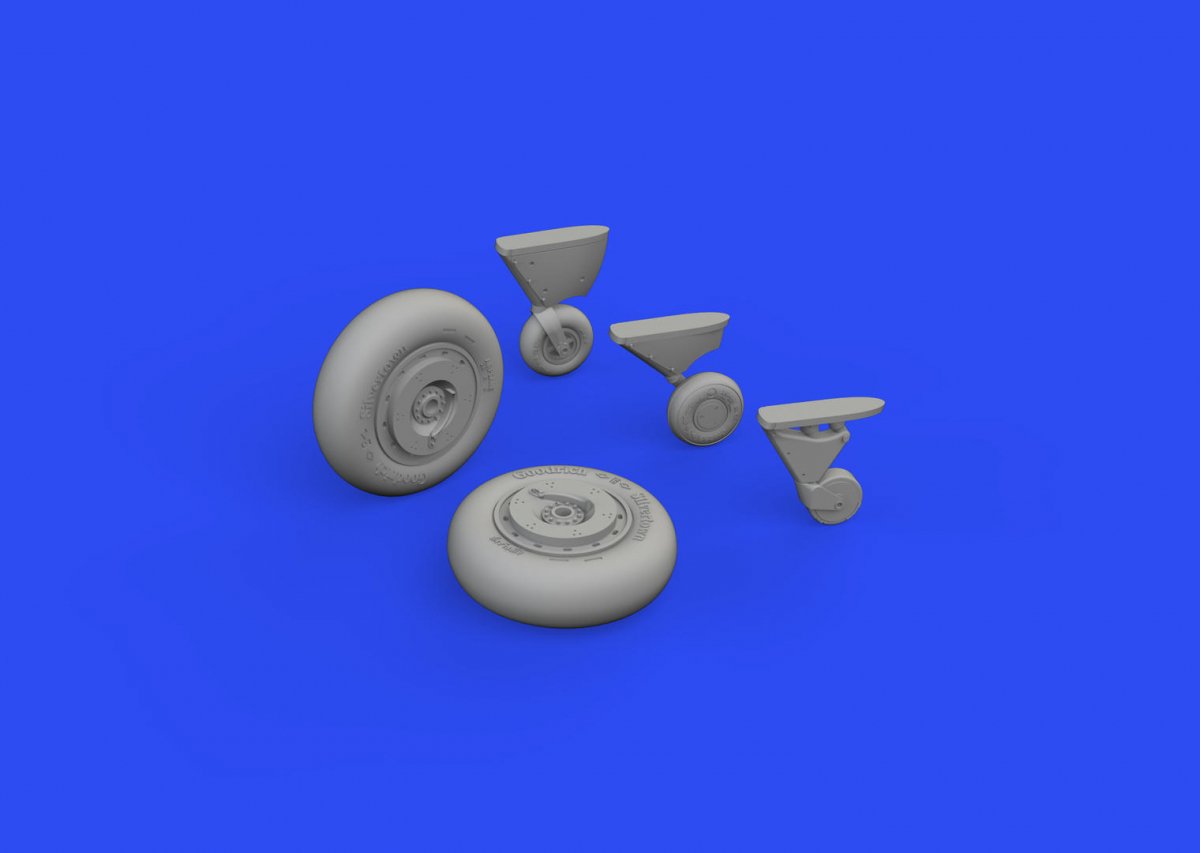 Roues Eduard 648767 F4F-3 (première version EDUARD 1/48) – image 2