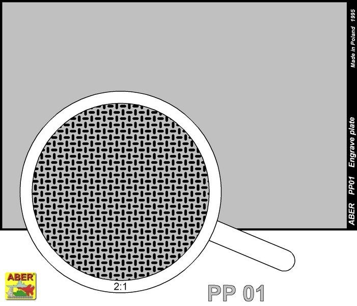Plaque à graver Aber PP01 (88 x 57 mm) - motif 01 – image 2