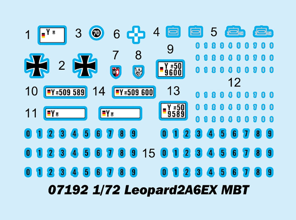 Trumpeter 07192 Leopard2A6EX MBT 1/72 – image 3