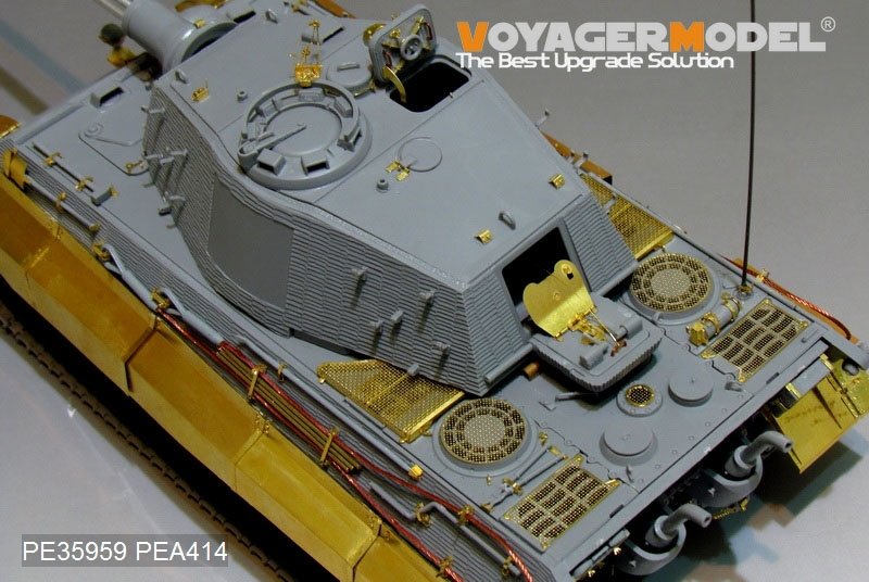 Voyager Model PE35959 WWII German King Tiger (Hensehel Turret) For HOBBYBOSS 84531 1/35 – Bild 14