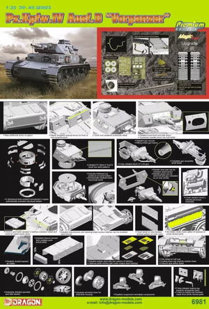 Dragon 6981 Pz.Kpfw.IV Ausf.D Vorpanzer (Premium Edition) 1/35 – zdjęcie 2