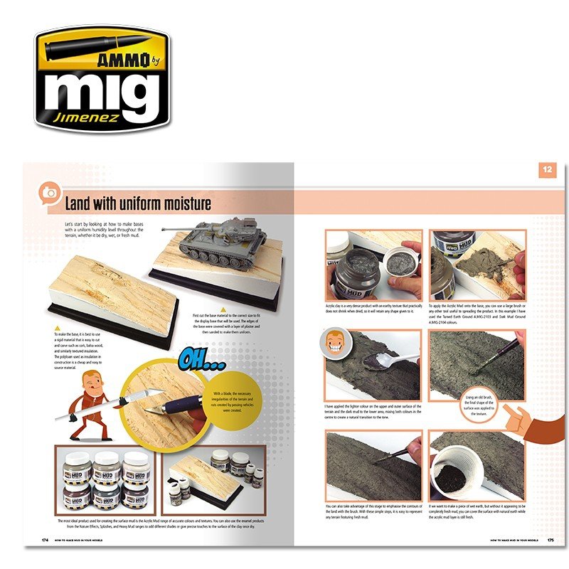 AMMO of Mig Jimenez 6210 MODELLING SCHOOL - HOW TO MAKE MUD IN YOUR MODELS (English) – Bild 2