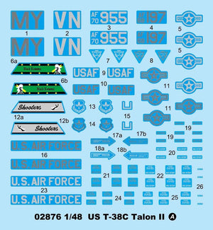 Trumpeter 02876 US T-38C Talon II 1/48 – immagine 4