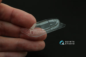 Quinta Studio QC48066 La-5FN vacuformed clear canopy, 1 pcs, (for Zvezda kit) 1/48 – immagine 3