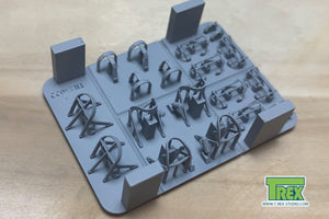 T-Rex Studio TR35022 M4 Sherman Guards Set (for Welded Hull) can support 2 tanks 1/35 – immagine 3