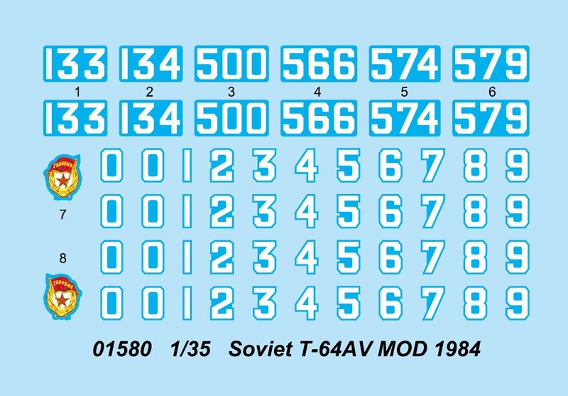 Trumpeter 01580 Soviet T-64AV MOD 1984 1/35 – Bild 10