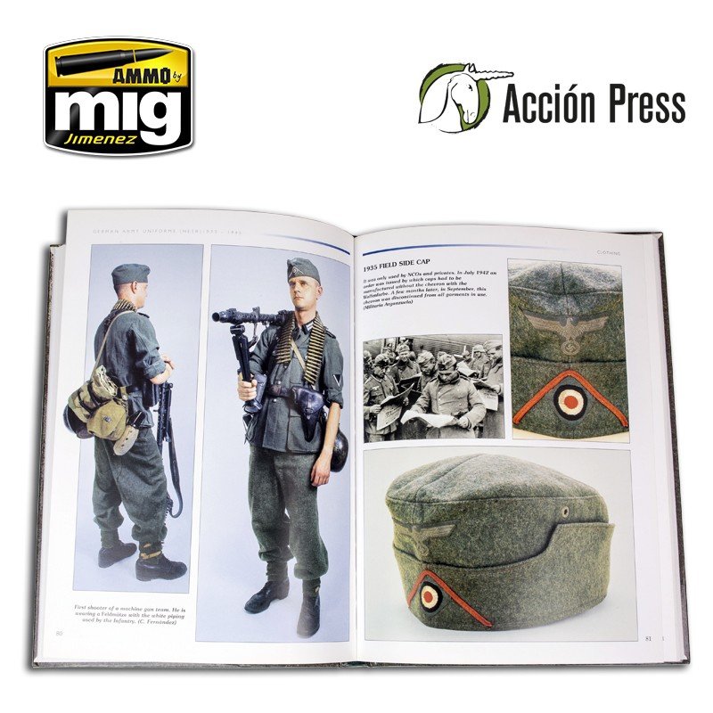 MUNITIONS de Mig Jimenez EURO0026 UNIFORMES DE L&amp;#39;ARMÉE ALLEMANDE - HEER (1933-1945) Anglais  – image 8