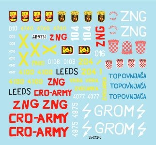 Star Decals 35-C1240 2S1 Gvozdika, M-84 MBT, BTR-50PU, ZSU-57-2 SPAAG, M36B1 and M36B2 1/35 – image 3