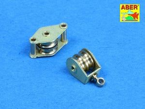 Aber R-09N Uniwersalny bloczek podwójny 2 szt. / All-purpose double Pulley x2 pcs. 1/35 – Bild 3
