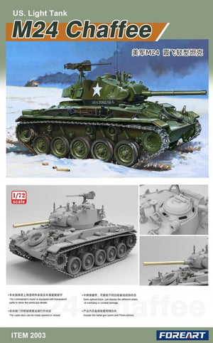 ForeArt 2003 U.S. Light Tank M24 Chaffee 1/72 – immagine 2