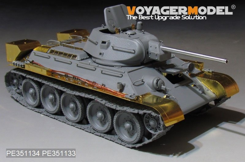 Maquette Voyager PE351134 T-34/76 russe n° 112, kit de mise à niveau de base (pour Border BT-009), échelle 1/35 – image 3