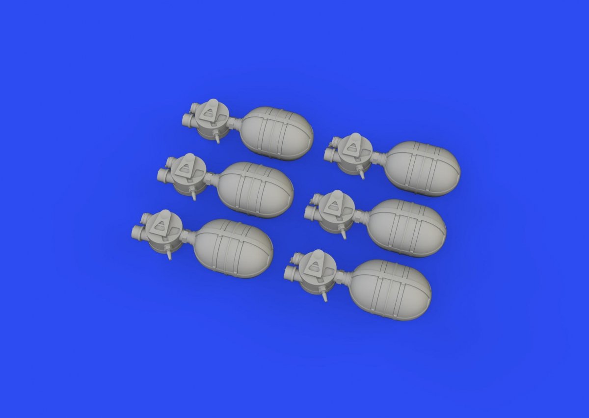 Eduard 648796 Bouteille d'oxygène A-4 de l'USAAF (Seconde Guerre mondiale) - Maquette au 1/48