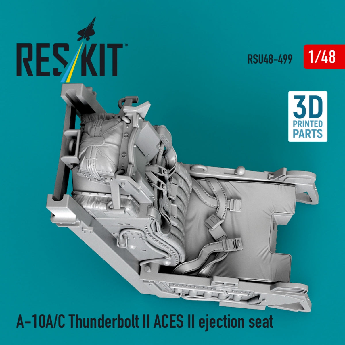 RESKIT RSU48-0499 A-10A/C Thunderbolt II ACES II ejection seat (3D Printed) 1/48
