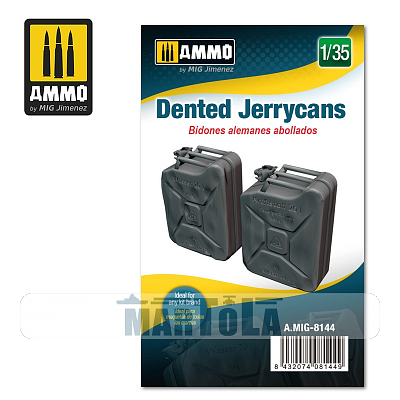 Ammo of Mig 8144 Dented Jerrycans 1/35